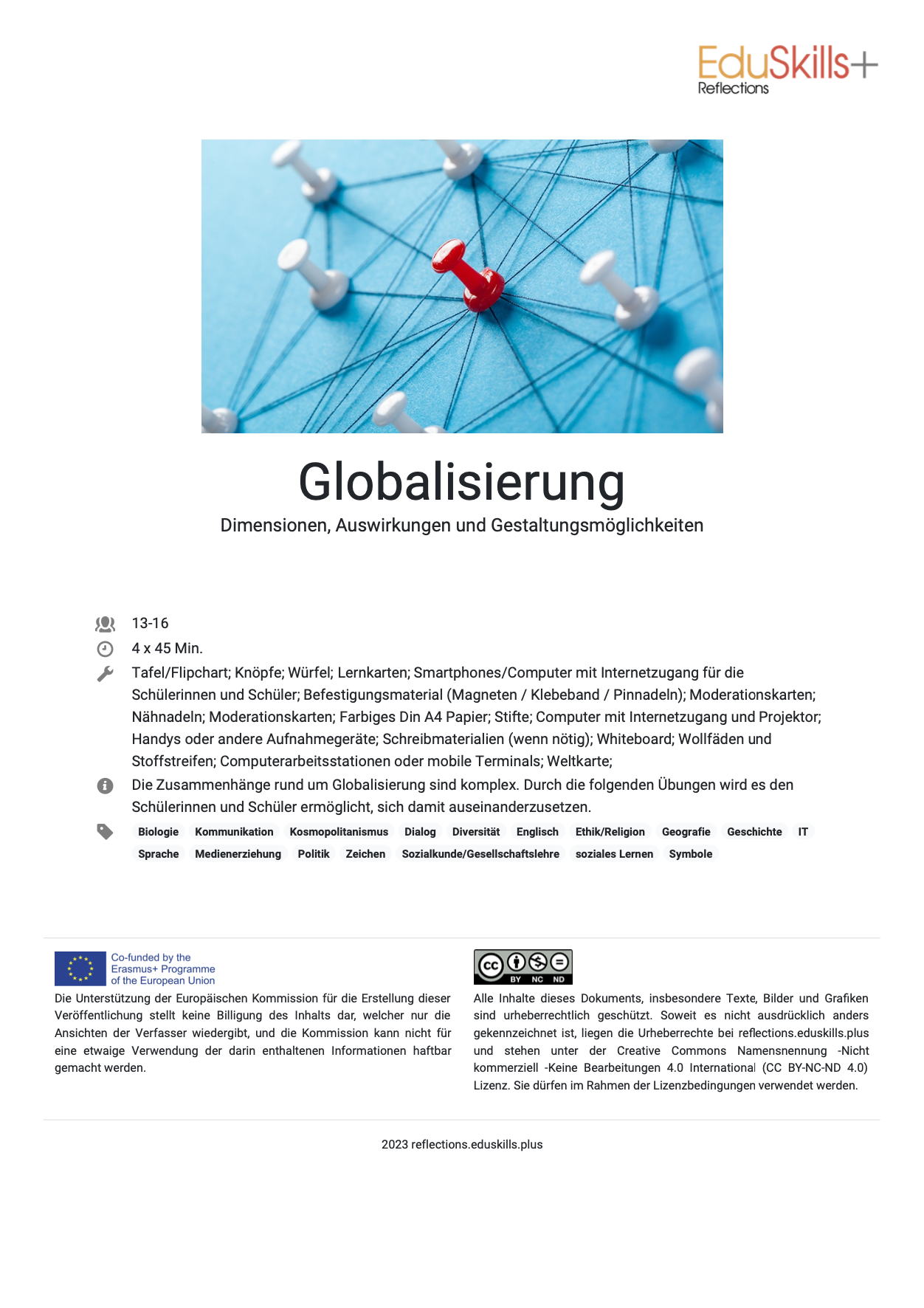 Unterrichtsmaterial: Globalisierung - Dimensionen, Auswirkungen Und ...